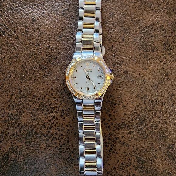 Citizen Women's Two-Tone Crystal Watch - Picture 2 of 4